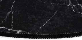 Bathmat Set (3 Pieces) Marble - Black Black
White