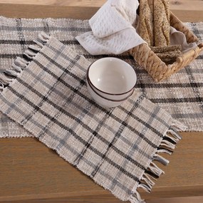 Σουπλά Karion Beige-Grey Nef-Nef 33x48cm Cotton,Jute