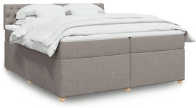 ΚΡΕΒΑΤΙ BOXSPRING ΜΕ ΣΤΡΩΜΑ TAUPE 200X200 ΕΚ. ΥΦΑΣΜΑΤΙΝΟ 3289098