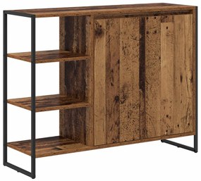 vidaXL Βοηθητικό ντουλάπι Παλιό Ξύλο 96.5 x 30 x 75 εκ