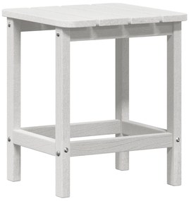 vidaXL Τραπέζι Adirondack Λευκό 38x38x45 εκ. HDPE