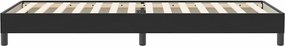 vidaXL Κρεβάτι Boxspring χωρίς Στρώμα Μαύρο 80x220 εκ. Βελούδινο