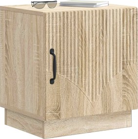 vidaXL Κομοδίνο 2 τμχ. Sonoma Δρυς 43 x 34,5 x 47 εκ.