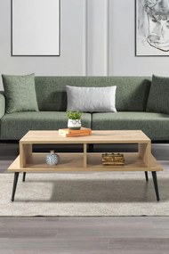 Τραπεζάκι Σαλονιού Sapphire Δρυς SILI 100x56x20
