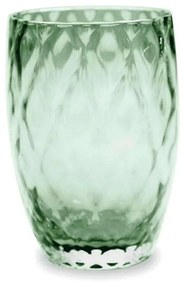 Ποτήρι Νερού Losanghe LS00125 380ml Green Zafferano Glass