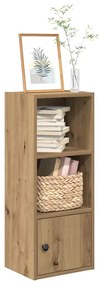 vidaXL Βιβλιοθήκη Αρτισιανή Δρυς 31x24x77 εκ. Επεξ. Ξύλο