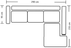 Γωνιακός καναπές Pedro-Anthraki-Δεξιά