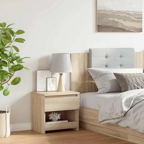 vidaXL Κομοδίνο Sonoma Δρυς 40 x 30 x 39 εκ. από Επεξ. Ξύλο