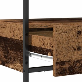 vidaXL Τραπέζι κονσόλας Παλιό Ξύλο 75 x 40 x 75 cm Επεξεργασμένο ξύλο