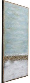 Πίνακας Σε Καμβά Abstract Horizon Μπλε-Καφέ 100x3.7x200εκ