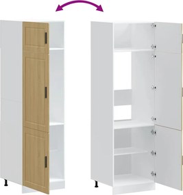 vidaXL Ντουλάπι κουζίνας Porto Sonoma Δρυς Επεξεργασμένο Ξύλο