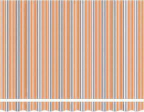 vidaXL Χειροκίνητη αναδιπλούμενη τέντα με LED 3 x 2,5 μ