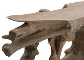 Κονσόλα Root χειροποίητη teak ξύλο φυσικό 150x40x80εκ