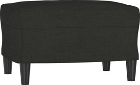 vidaXL Υποπόδιο Μαύρο 60x50x41 εκ. Υφασμάτινο