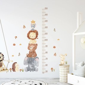 Αυτοκόλλητα Τοίχου Animal Pyramid 83x69εκ. Sipo SIP-WS63043