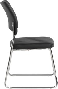 ΚΑΡΕΚΛΑ QUENTI HM1071.01 ΜΑΥΡΗ 47x54x84 εκ.