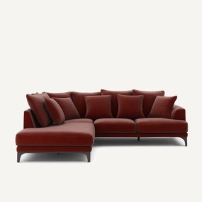 Γωνιακός καναπές από βελούδο, ARMENTO