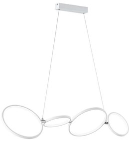 Φωτιστικό Οροφής Rondo 322610431 White Trio Lighting Μέταλλο