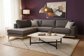 Γωνιακός καναπές Pedro-Anthraki-Αριστερή