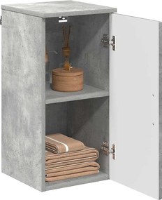 vidaXL Ντουλάπι Μπάνιου Σκυρόδεμα Γκρι 30 x 31,5 x 61 εκ