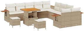vidaXL Σετ Καναπέ Κήπου 13 pcs μπεζ και κρεμ 80 x 80 x 71 cm