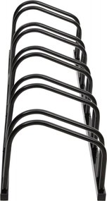 vidaXL Μπάρα Ποδηλάτων για 5 Ποδήλατα Μαύρη από Ατσάλι