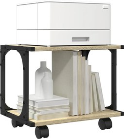vidaXL Βάση Εκτυπωτή 2 Επιπέδων Sonoma Δρυς 41x28x33,5 εκ Επεξ. Ξύλο