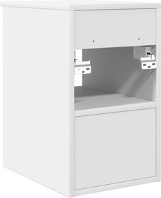 vidaXL Ντουλάπι Μπάνιου Ενδιάμεσο Λευκό 30 x 44,5 x 50 εκ.