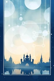 Intra Συλλεκτικό Ξύλινο Παζλ Plywood 4mm - Αφίσα αστικό τοπίο με πολύχρωμα μπαλόνια Σε Ξύλινο Κουτί - Διαστάσεις Puzzle: 10x10 cm – 25 κομμάτια