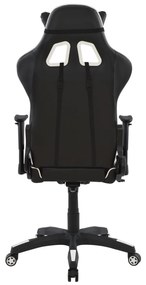 ΚΑΡΕΚΛΑ ΓΡΑΦΕΙΟΥ GAMING HM1062.04 SPEED ΜΑΥΡΟ ΛΕΥΚΟ PU 68,5x71,5x133,5 cm