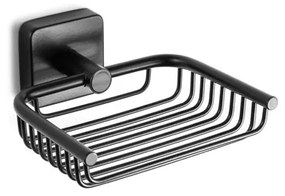 KARAG QUATTRO Σαπουνοθήκη σχαρωτή QUATTRO 4303 55 Μαύρη ματ KARAG 13cm KARAG-3800201584258