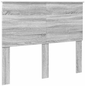 vidaXL Κεφαλάρι Γκρίζο Σονομα 120 cm Επεξεργασμένο ξύλο