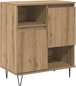 vidaXL Πλαϊνό γραφείο Artisan Oak 60 x 35 x 70 cm