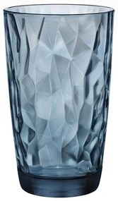 Ποτήρι Νερού 47cl Diamond OCEAN BLUE - Bormioli - 6 ΤΜΧ