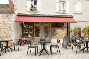 PARIS BLACK 70X70X74εκ. ΤΡΑΠΕΖΙ ΠΟΛ/ΝΙΟΥ 70X70X74εκ.