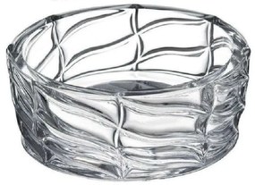 Διακοσμητικό Μπολ STA216 Διάφανο 8X20X20Cm Espiel Glass