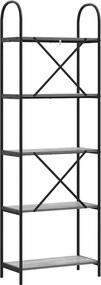 vidaXL Ράφι Βιβλίων 5 επιπέδων 60 x 30 x 183 εκ Επεξεργασμένο ξύλο