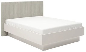 Επενδυμένο Κρεβάτι LUCCA 180 Υπέρδιπλο Cashmere με Μπέζ Ύφασμα 180x200εκ. 198x214x115 εκ.