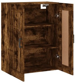 vidaXL Ντουλάπι Τοίχου Καπνιστή Δρυς 69,5 x 34 x 90 εκ. Επεξεργ. Ξύλο