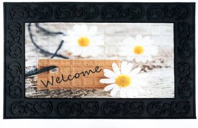 Sdim Αντιολισθητικό Πατάκι Εισόδου Venga  004 Welcome Daisies 45x75εκ. Πάχους 6mm