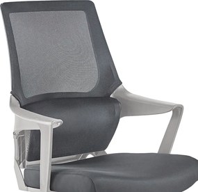 Καρέκλα γραφείου εργασίας Fragrant pakoworld ύφασμα mesh γκρι
