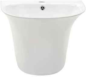 vidaXL Λεκάνη Λευκό 47 x 45 x 37 εκ Γυαλιστερή Κεραμική