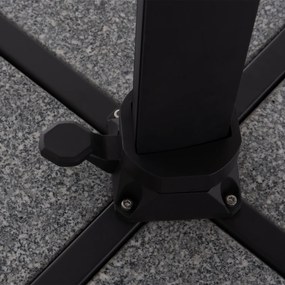 ΟΜΠΡΕΛΑ ΜΕ ΒΑΣΗ ΣΕΙΡΑ CANNOPY HM21285.01 ΑΛΟΥΜΙΝΙΟ &amp; ΓΡΑΝΙΤΗΣ-ΜΟΛΥΒΙ ΧΡΩΜΑ Φ2,2μ