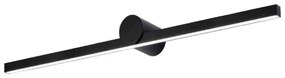 Φωτιστικό Τοίχου - Απλίκα 22125 10x81x7,5cm Led 17W 2600Lm 17W 3000K Black Aluminum,Acrylic