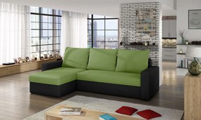 Γωνιακός καναπές Luno-Πράσινο