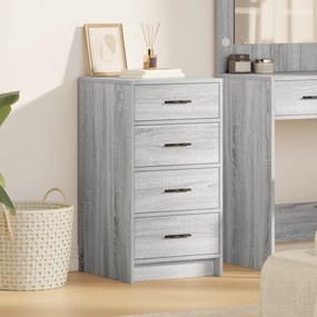 vidaXL Μπουφές Γκρι Σονομα 40x41x75 εκ. Επεξεργασμένο Ξύλο