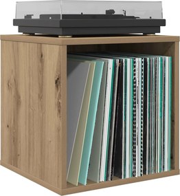 vidaXL Κουτί Άλμπουμ Βινυλίου Artisan Δρυς 37 x 36,5 x 38 εκ.
