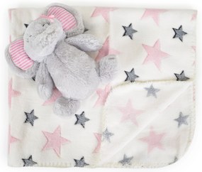 CANGAROO ΚΟΥΒΕΡΤΑ ΑΓΚΑΛΙΑΣ ΛΙΚΝΟΥ ΜΕ ΛΟΥΤΡΙΝΟ 75/90CM ELEPHANT PINK 3800146269197