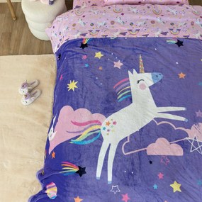 Κουβέρτα Fleece Μονή (160x220) Με Γουνάκι Palamaiki SW102