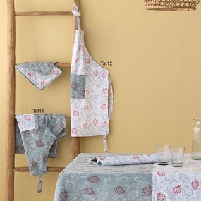 Ποδιά Κουζίνας Tat12 80X60 White Palamaiki 80x60cm Cotton-Polyester